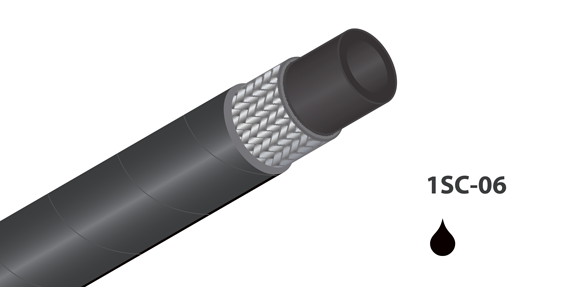 1SC-06 - (1/4&quot;) - Schwarz