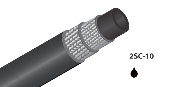 2SC-10 - (3/8&quot;) - Schwarz