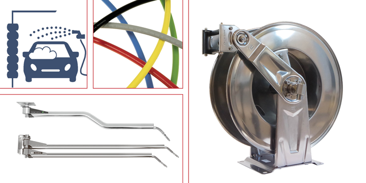 Zubehör Autowäsche und Schlauchaufroller
