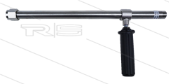 RB65 Düsenrohr VA mit 1/2&quot; Düsenhalter - L=400mm - 24 Bar - 100 l/min - 43°C - 1/2&quot; IG x 1/2&quot; AG