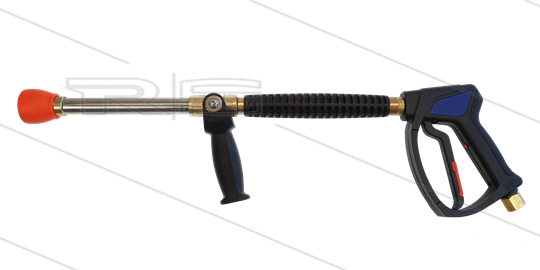 Weitwurflanze - verstellbar - mit SG35 Pistole mit Drehgelenk- L=768mm - 250 Bar - 40 l/min