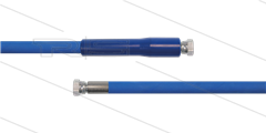 HD-Schlauch blau 1SC-06 - 3,5m - 2 x 1/4&quot; DKR - 1x GKS - 250 Bar