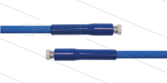 HD-Schlauch blau 1SC-06 - 1,0m - 2x 1/4&quot; DKR - 2x GKS - 250 Bar