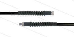 Carwash Titan-Slide Schlauch schwarz DN06 - 3,5m - 1/4&quot; DKR x 1/4&quot; AGR - 2x SKS - 300 Bar