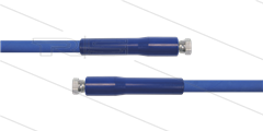 HD-Schlauch blau 1SC-06 - 4,3m - 2 x 1/4&quot; DKR VA - 2x GKS - 250 Bar