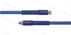 HD-Schlauch blau 1SC-06 - 10m - 1/4&quot; DKR x 1/4&quot; AGR - 2x GKS - 250 Bar