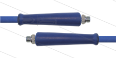 HD-Schlauch blau 2SC-08 - 20m - 2 x 3/8&quot; AGR VA - 2x GKS - 400 Bar