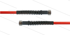 Carwash Titan-Slide Schlauch rot DN06 - 3,5m - 2x M14x1,5 (8L) DKOL - 2x SKS - 300 Bar