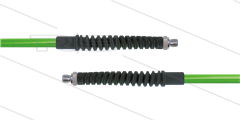 Carwash Titan-Slide Schlauch grün DN06 - 3,5m - 2 x 1/4&quot; AGR - 2x SKS schwarz - 300 Bar