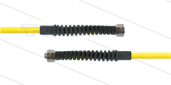 Carwash Titan-Slide Schlauch gelb DN06 - 3,5m - 2x M14x1,5 (8L) DKOL - 2x SKS - 300 Bar