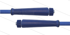 HD-Schlauch blau 1SC-10 - 5,0m - 2x M22x1,5 HV flach - 2x GKS - 210 Bar