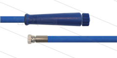 HD-Schlauch blau 1SC-10 - 10m - M22x1,5 HV x 1/2&quot; DKR VA - 1x GKS - 210 Bar