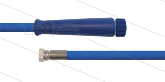 HD-Schlauch blau 1SC-10 - 35m - M22x1,5 HV x 1/2" DKR VA - 1x GKS - 250 Bar