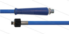 HD-Schlauch blau 1SC-10 - 20m - 3/8&quot; AGR x M22x1,5 W konisch - 1x GKS - 250 Bar