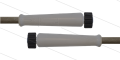 HD-Schlauch grau 1SN Plus-08 - 25m - 2x M22x1,5 HV flach - 2x GKS - 315 Bar
