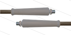 HD-Schlauch grau 2SN-10 - 10m - 2x 3/8&quot; AGR - 2x GKS - 400 Bar