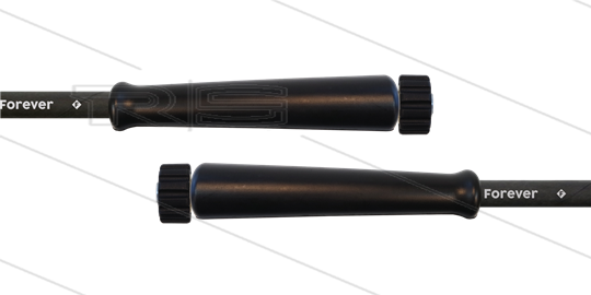 HD-Schlauch schwarz - 2SCX-10 - Forever - 20m - 2x M22x1,5 HV flach - 2x GKS - 400 Bar