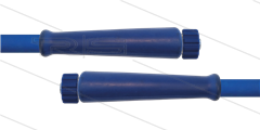 HD-Schlauch blau 1SC-12 - 10m - 2x M22x1,5 HV flach - 2x GKS - 250 Bar
