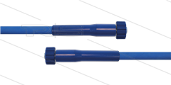 HD-Schlauch blau 1SC-06 - 10m - 2x M22x1,5 HV flach - 2x GKS - 250 Bar
