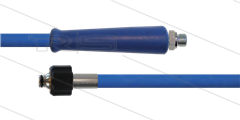 HD-Schlauch blau 2SC-10 - 10m - 3/8&quot; AGR x M22x1,5 HV konisch - 1x GKS - 400 Bar