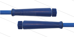 HD-Schlauch blau 2SC-08 - 5,0m - 2x M22x1,5 HV flach  - 2x GKS - 400 Bar