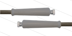 HD-Schlauch grau 2SN-10 - 10m - 2x 3/8&quot; DKR - 2x GKS - 400 Bar