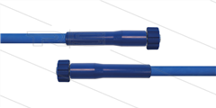HD-Schlauch blau 2SC-06 - 10m - 2x M22x1,5 HV flach - 2x GKS - 400 Bar