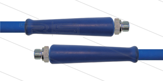 HD-Schlauch blau 2SC-12 - 15m - 2x 3/8&quot; AGR - 2x GKS - 400 Bar