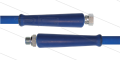 HD-Schlauch blau 2SC-12 - 10m - 3/8&quot; DKR x 3/8&quot; AGR - 2x GKS - 400 Bar