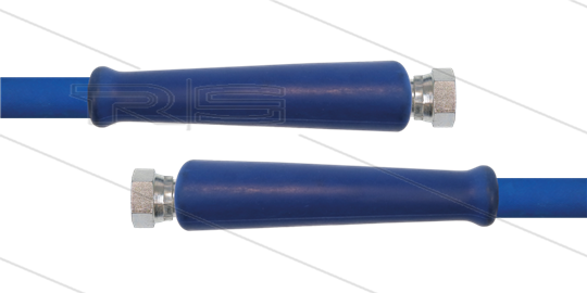 HD-Schlauch blau 2SC-12 - 50m - 2x 1/2&quot; DKR - 2x GKS - 400 Bar
