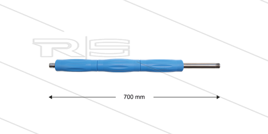RP10 Lanze - L=700mm - gerade - Edelstahl - blau - Isolierung L=295mm - 400 Bar - max 80°C