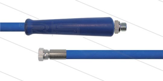 HD-Schlauch blau 2SC-10 - 23m - 3/8&quot; AGR x 1/2&quot; DKR - 1x GKS - 400 Bar