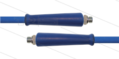 HD-Schlauch blau 1SC-10 - 15m - 2x 3/8&quot; AGR VA - 2x GKS - 210 Bar