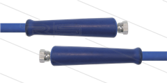 HD-Schlauch blau 1SC-10 - 15m - 2 x 3/8&quot; DKR VA - 2x GKS - 210 Bar