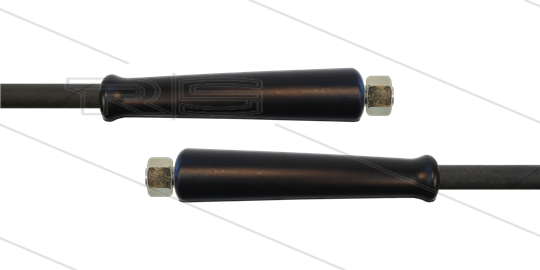 HD-Schlauch schwarz 2SC-10 - 20m - 2x M22x1,5 (15L) DKOL - 2x GKS - 400 Bar
