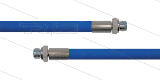 HD-Schlauch blau 2SC-10 - 40m - 2x 3/8&quot; AGR - ohne GKS - 400 Bar