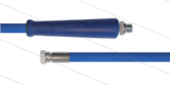 HD-Schlauch blau 2SC-10 - 15m - 3/8&quot; AGR VA x 3/8&quot; DKR VA - 1x GKS - 400 Bar