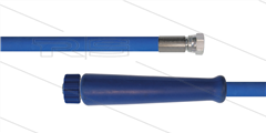HD-Schlauch blau 2SC-08 - 15m - 3/8&quot; DKR x M22x1,5 HV flach - 1x GKS - 400 Bar
