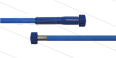 HD-Schlauch blau 2SC-06 - 10m - 2x M22x1,5 HV flach - 1x GKS - 400 Bar