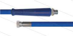 HD-Schlauch blau - 2SC-12 - 15m - 3/8&quot; AGR x 1/2&quot; DKR VA - 1x GKS - 400 Bar