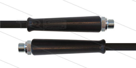 HD-Schlauch schwarz 2SC-10 - 30m - 2x 1/2&quot; AGR - 2x GKS - 400 Bar