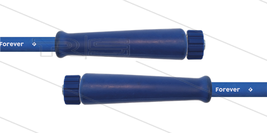 HD-Schlauch blau 2SCX-08 - Forever - 20m - 2x M22x1,5 HV flach - 2x GKS - 400 Bar