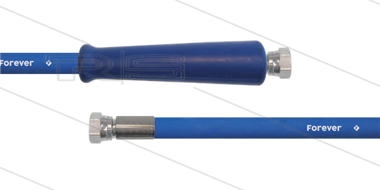 HD-Schlauch blau 2SCX-10 - Forever - 50m - 2x 3/8&quot; DKR - 1x GKS - 400 Bar