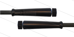 HD-Schlauch schwarz 2SN-08 - 30m - 2x M22x1,5 HV konisch - ohne GKS - 400 Bar