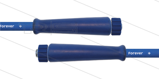 HD-Schlauch blau 2SCX10 - Forever - 20m - 2x M22x1,5 HV konisch - 2x GKS - 400 Bar