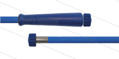 HD-Schlauch blau 2SC-08 - 35m - 2x M22x1,5 HV flach - 1x GKS - 400 Bar