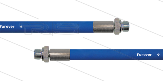 HD-Schlauch blau 1SCX-12 - Forever - 40m - 2x 1/2&quot; AGR - ohne GKS - 180 Bar