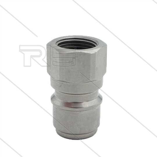 ARS350 - Nippel  - Edelstahl - 350 Bar - Ø19,9mm - max 90°C - passend zu Nilfisk-Alto - 3/8&quot; IG