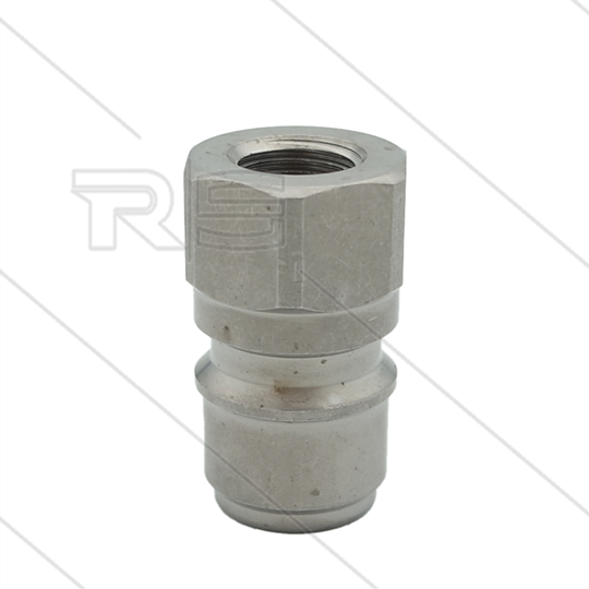ARS350 - Nippel - Edelstahl - 350 Bar - Ø19,9mm - max 90°C - passend zu Nilfisk-Alto - 1/4&quot; IG