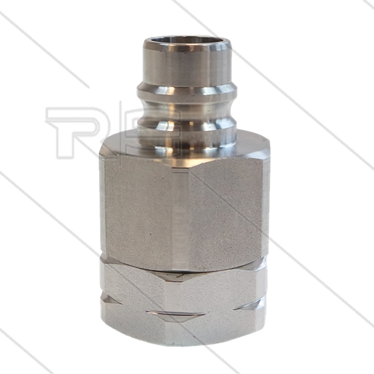 Snap-Tite - Nippel - mit Ventil - Edelstahl - 138 bar - 1&quot; IG